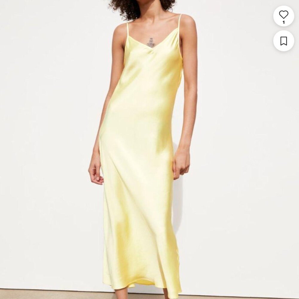 Zara Satin Slip Dress
